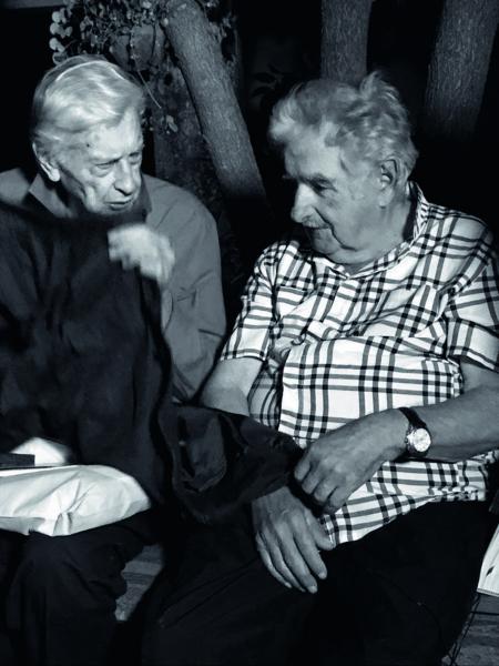Avec José Mujica, Uruguay, 2019