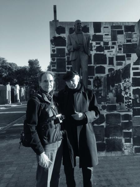 Avec Aldo Sessa et Carlos Gardel, 2016, Buenos Aires