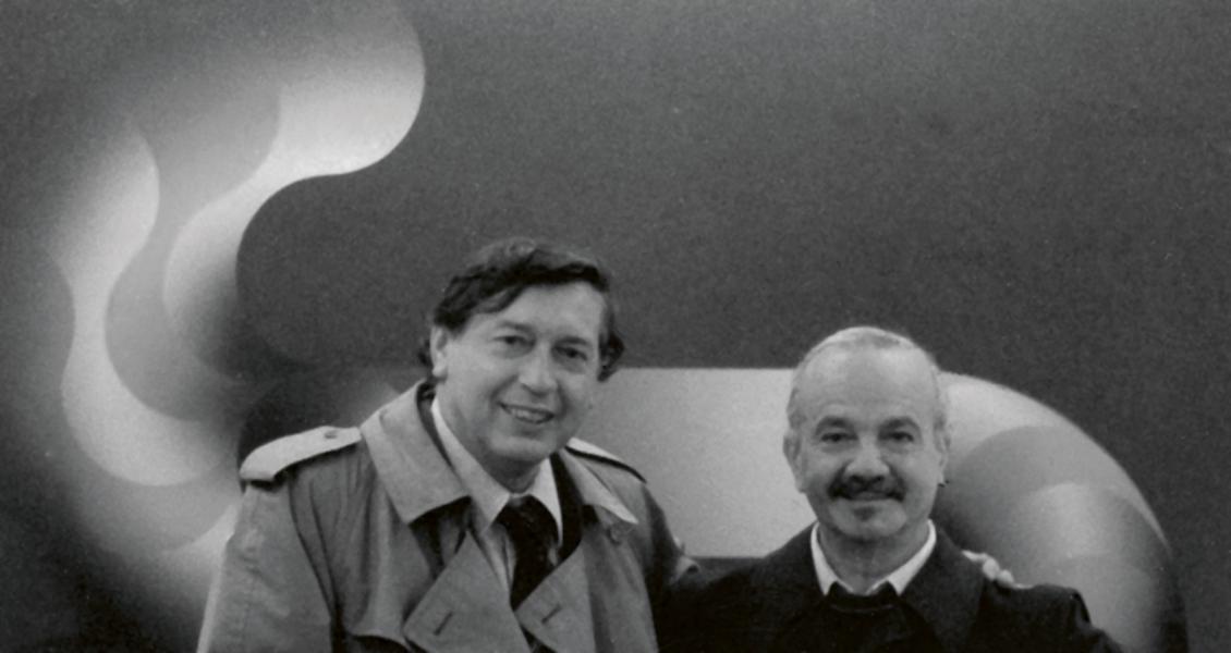 Avec Astor Piazzolla, Buenos Aires, 1984