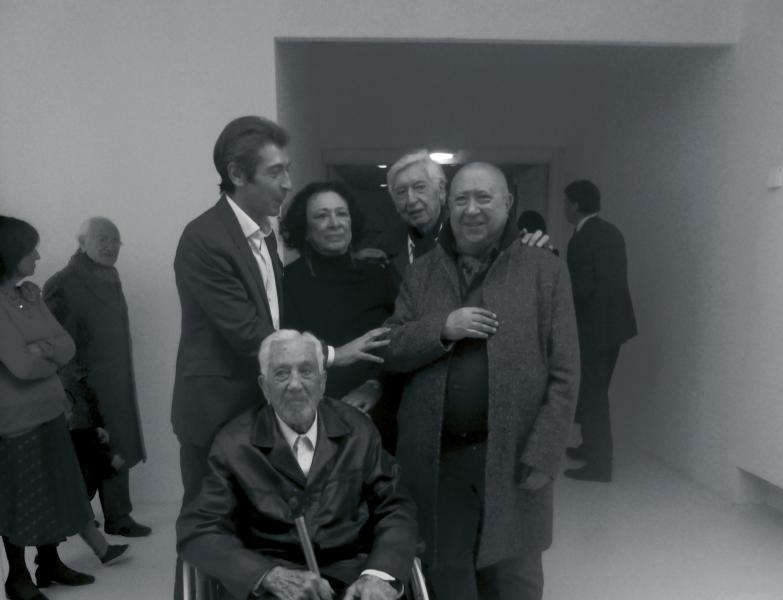 Avec Luis Tomasello, Christian Boltanski, Martha et Yamil, Paris, 2013